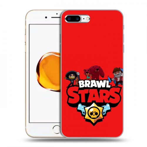 Дизайнерский пластиковый чехол для Iphone 7 Plus / 8 Plus Brawl Stars