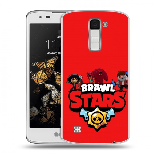 Дизайнерский пластиковый чехол для LG K8 Brawl Stars