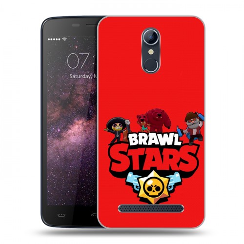 Дизайнерский силиконовый чехол для Homtom HT17 Brawl Stars