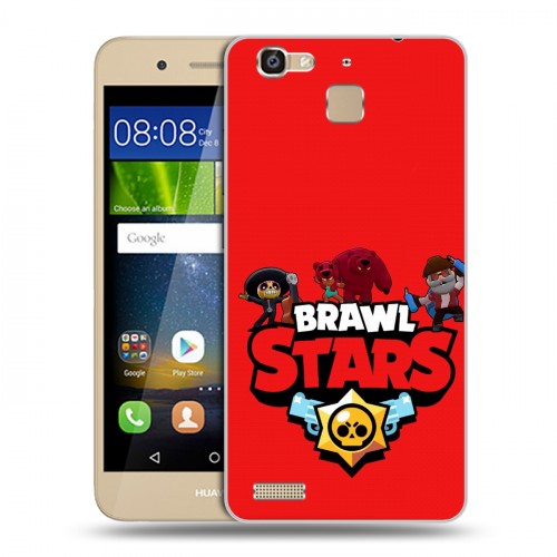 Дизайнерский пластиковый чехол для Huawei GR3 Brawl Stars