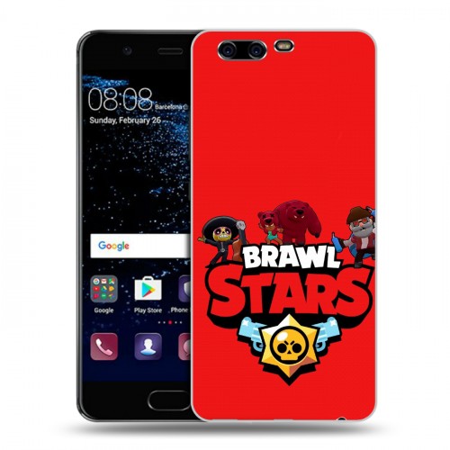 Дизайнерский пластиковый чехол для Huawei P10 Brawl Stars