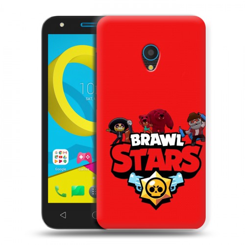 Дизайнерский пластиковый чехол для Alcatel U5 Brawl Stars