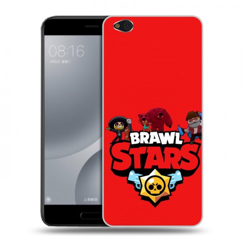 Дизайнерский пластиковый чехол для Xiaomi Mi5C Brawl Stars