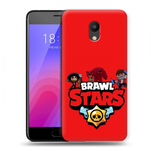 Дизайнерский пластиковый чехол для Meizu M6 Brawl Stars