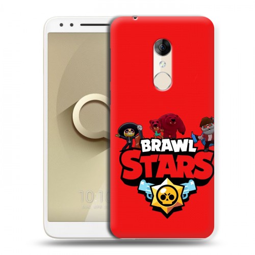 Дизайнерский пластиковый чехол для Alcatel 3 Brawl Stars