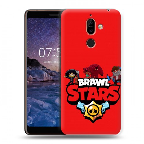 Дизайнерский пластиковый чехол для Nokia 7 Plus Brawl Stars