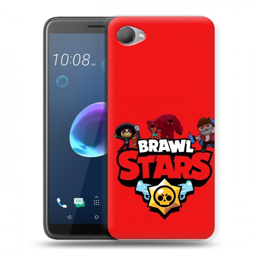 Дизайнерский пластиковый чехол для HTC Desire 12 Brawl Stars