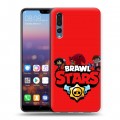 Дизайнерский силиконовый с усиленными углами чехол для Huawei P20 Pro Brawl Stars