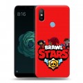 Дизайнерский силиконовый чехол для Xiaomi Mi A2 Brawl Stars