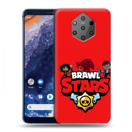 Дизайнерский силиконовый чехол для Nokia 9 PureView Brawl Stars