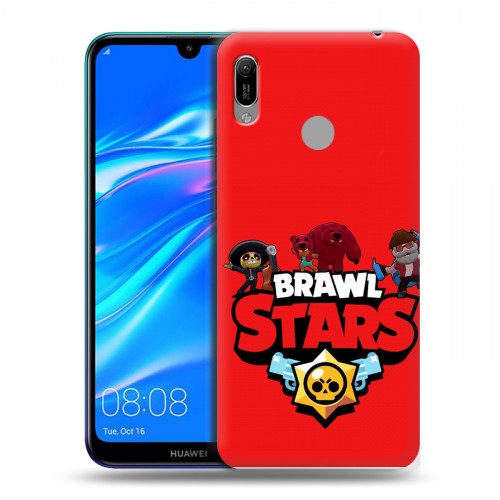 Дизайнерский пластиковый чехол для Huawei Y6 (2019) Brawl Stars