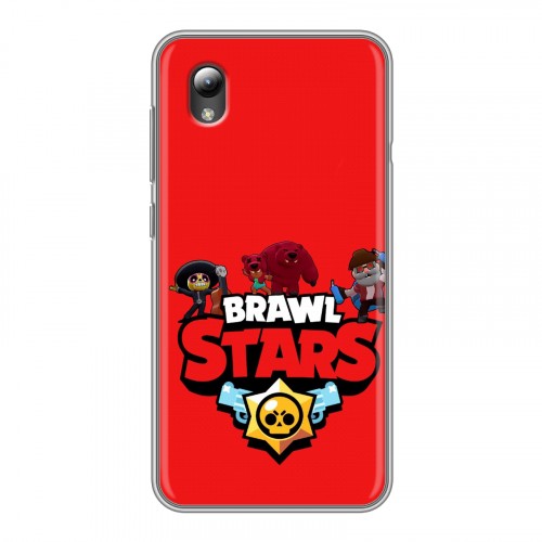 Дизайнерский силиконовый чехол для ZTE Blade A3 (2019) Brawl Stars