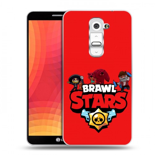 Дизайнерский пластиковый чехол для LG Optimus G2 Brawl Stars