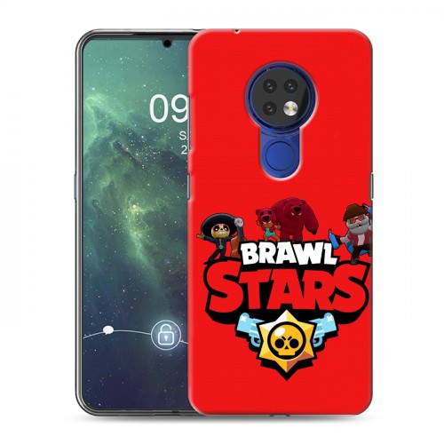 Дизайнерский силиконовый чехол для Nokia 6.2 Brawl Stars