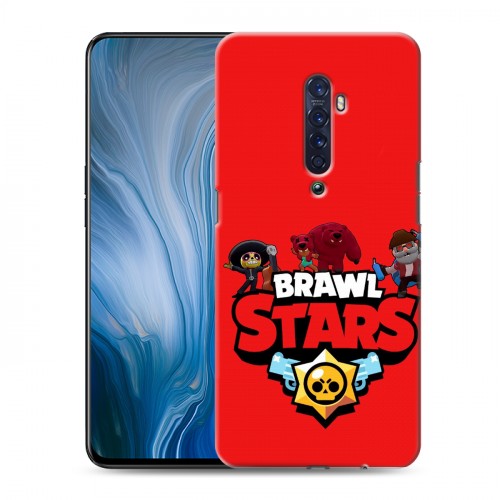 Дизайнерский пластиковый чехол для OPPO Reno2 Z Brawl Stars