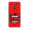 Дизайнерский силиконовый чехол для Xiaomi RedMi 9 Brawl Stars