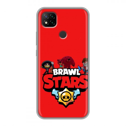 Дизайнерский силиконовый чехол для Xiaomi RedMi 9C Brawl Stars