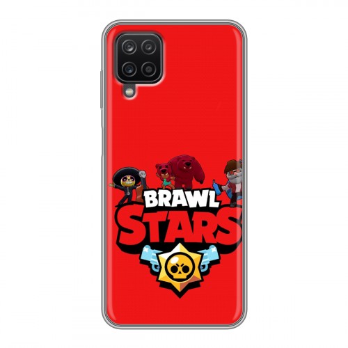 Дизайнерский силиконовый чехол для Samsung Galaxy A12 Brawl Stars