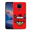 Дизайнерский силиконовый чехол для Nokia 5.4 Brawl Stars