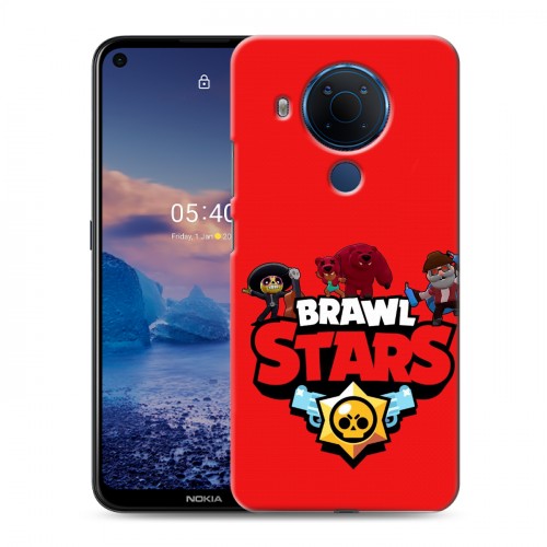 Дизайнерский силиконовый чехол для Nokia 5.4 Brawl Stars