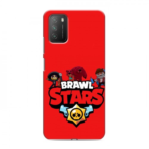 Дизайнерский пластиковый чехол для Xiaomi Poco M3 Brawl Stars