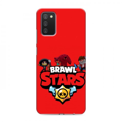 Дизайнерский пластиковый чехол для Samsung Galaxy A02s Brawl Stars