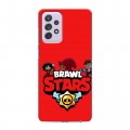 Дизайнерский силиконовый с усиленными углами чехол для Samsung Galaxy A72 Brawl Stars