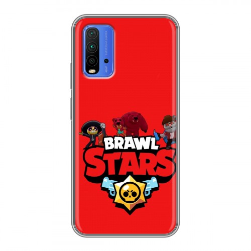 Дизайнерский силиконовый чехол для Xiaomi RedMi 9T Brawl Stars