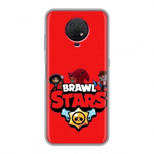 Дизайнерский силиконовый чехол для Nokia G10 Brawl Stars