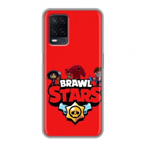 Дизайнерский силиконовый чехол для OPPO A54 Brawl Stars