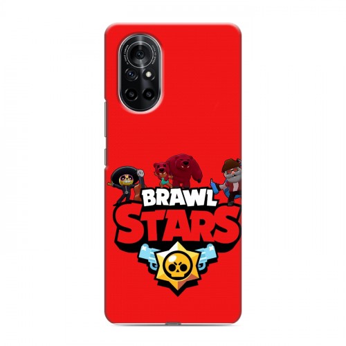 Дизайнерский силиконовый чехол для Huawei Nova 8 Brawl Stars