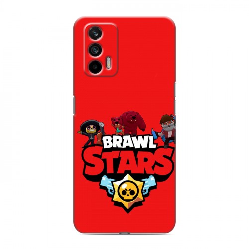 Дизайнерский силиконовый чехол для Realme GT Brawl Stars