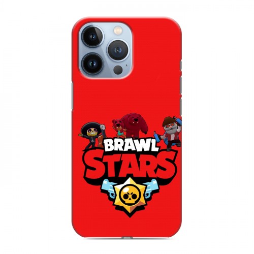 Дизайнерский силиконовый чехол для Iphone 13 Pro Brawl Stars