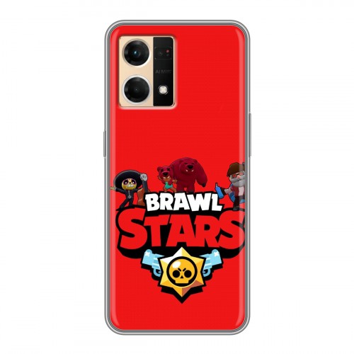 Дизайнерский силиконовый чехол для OPPO Reno7 Brawl Stars