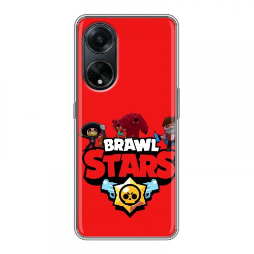 Дизайнерский силиконовый чехол для OPPO A98 Brawl Stars