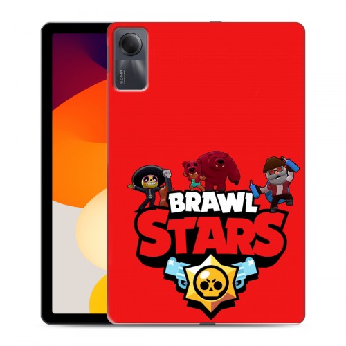 Дизайнерский силиконовый чехол для Xiaomi RedMi Pad SE Brawl Stars