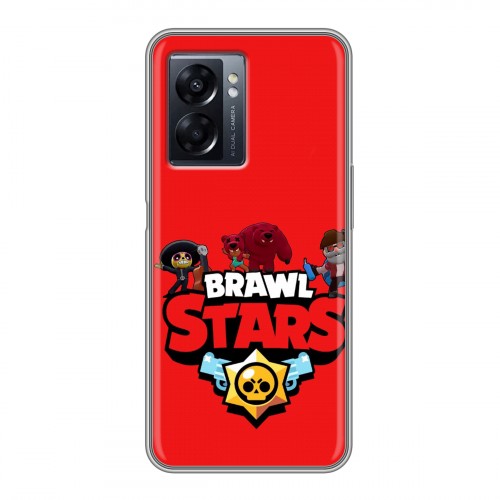 Дизайнерский силиконовый чехол для OPPO A57 5G Brawl Stars