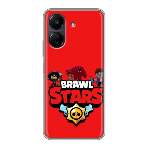 Дизайнерский пластиковый чехол для Xiaomi Poco C65 Brawl Stars