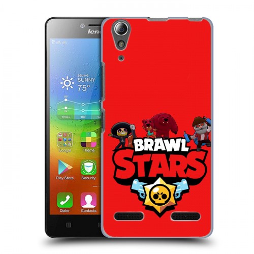 Дизайнерский пластиковый чехол для Lenovo A6000 Brawl Stars