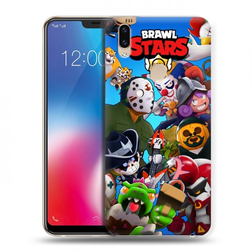 Дизайнерский пластиковый чехол для Vivo V9 Brawl Stars