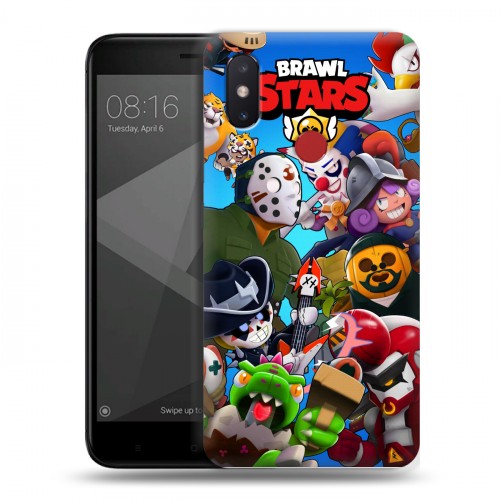 Дизайнерский пластиковый чехол для Xiaomi Mi8 SE Brawl Stars