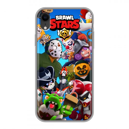 Дизайнерский пластиковый чехол для Iphone Xr Brawl Stars