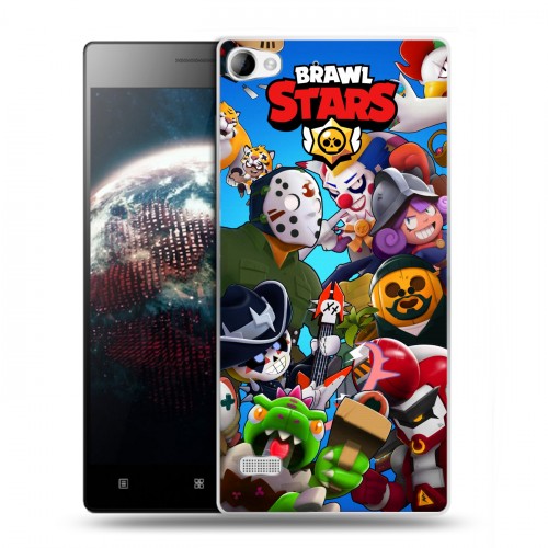 Дизайнерский пластиковый чехол для Lenovo Vibe X2 Brawl Stars