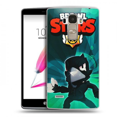 Дизайнерский силиконовый чехол для LG G4 Stylus Brawl Stars