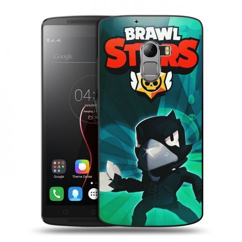 Дизайнерский пластиковый чехол для Lenovo A7010 Brawl Stars