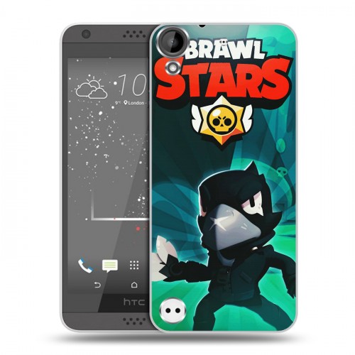 Дизайнерский пластиковый чехол для HTC Desire 530 Brawl Stars