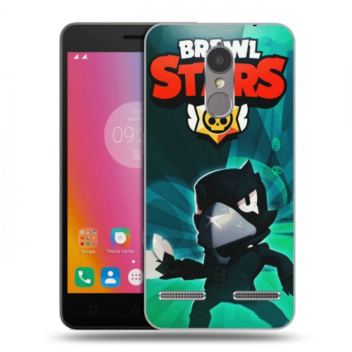 Дизайнерский силиконовый чехол для Lenovo K6 Brawl Stars