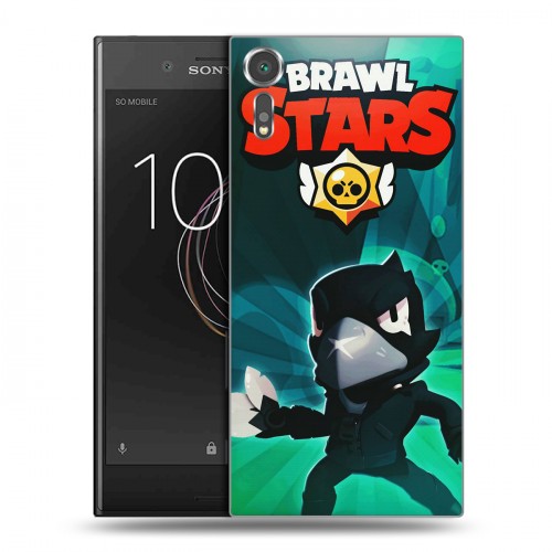 Дизайнерский пластиковый чехол для Sony Xperia XZs Brawl Stars