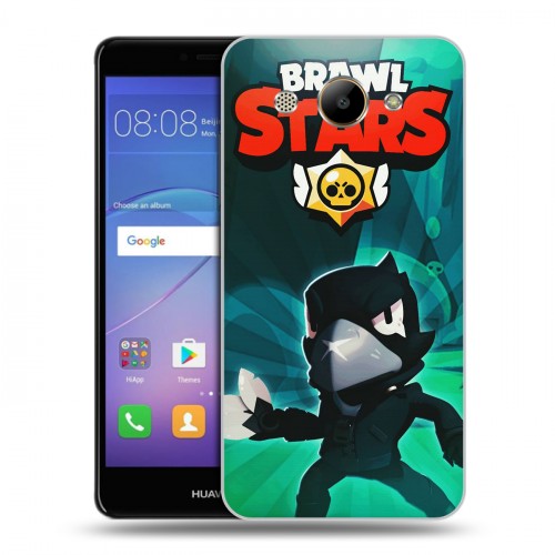 Дизайнерский пластиковый чехол для Huawei Y3 (2017) Brawl Stars