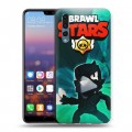 Дизайнерский силиконовый с усиленными углами чехол для Huawei P20 Pro Brawl Stars